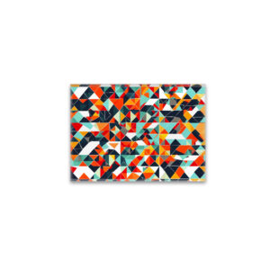 raxxa Glas-Magnet: Dynamic Abstract Color Rays