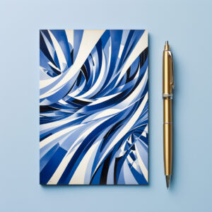 raxxa Postkarte: Oceanic Wave Flow Abstraction