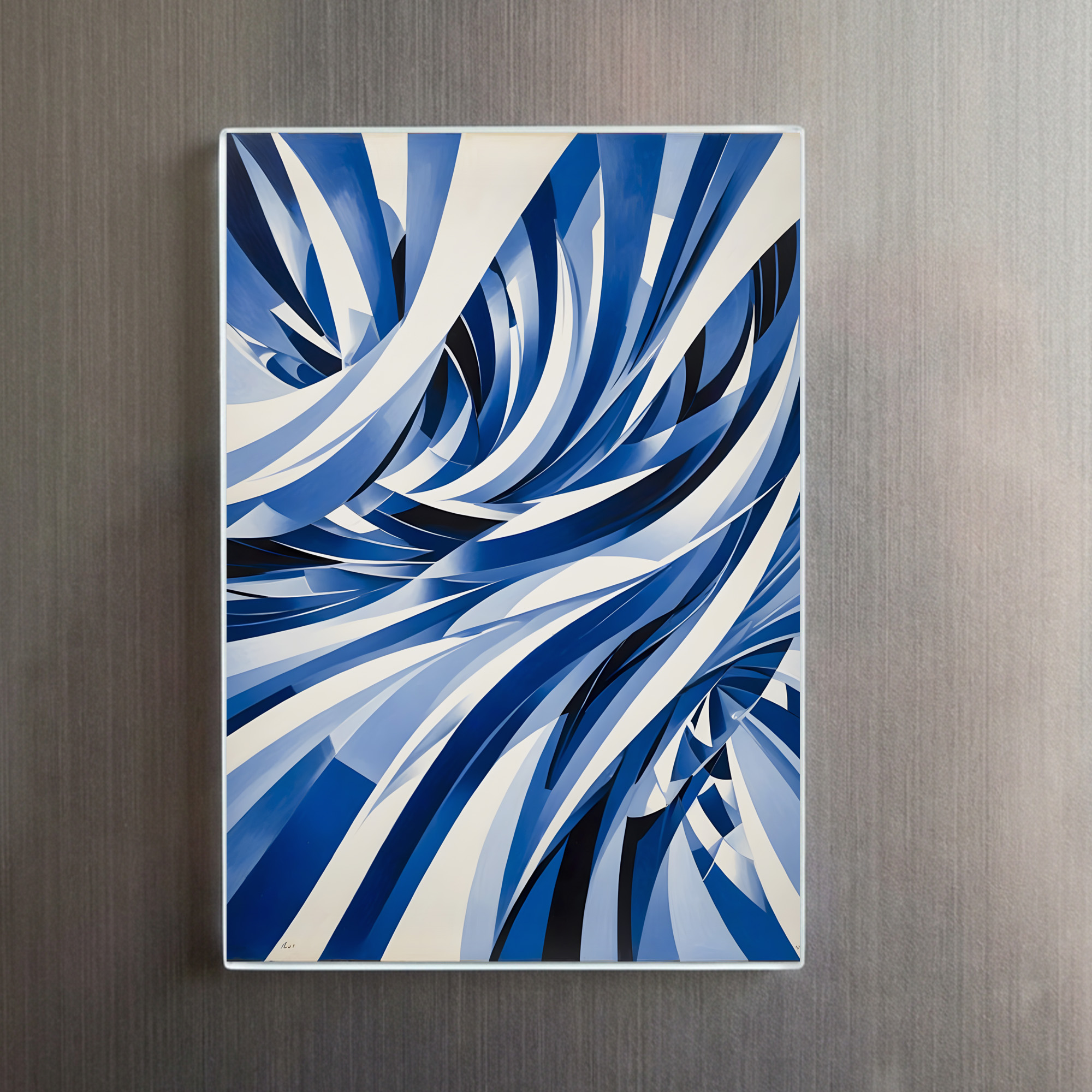 raxxa Glas-Magnet: Oceanic Wave Flow Abstraction - immagine 2