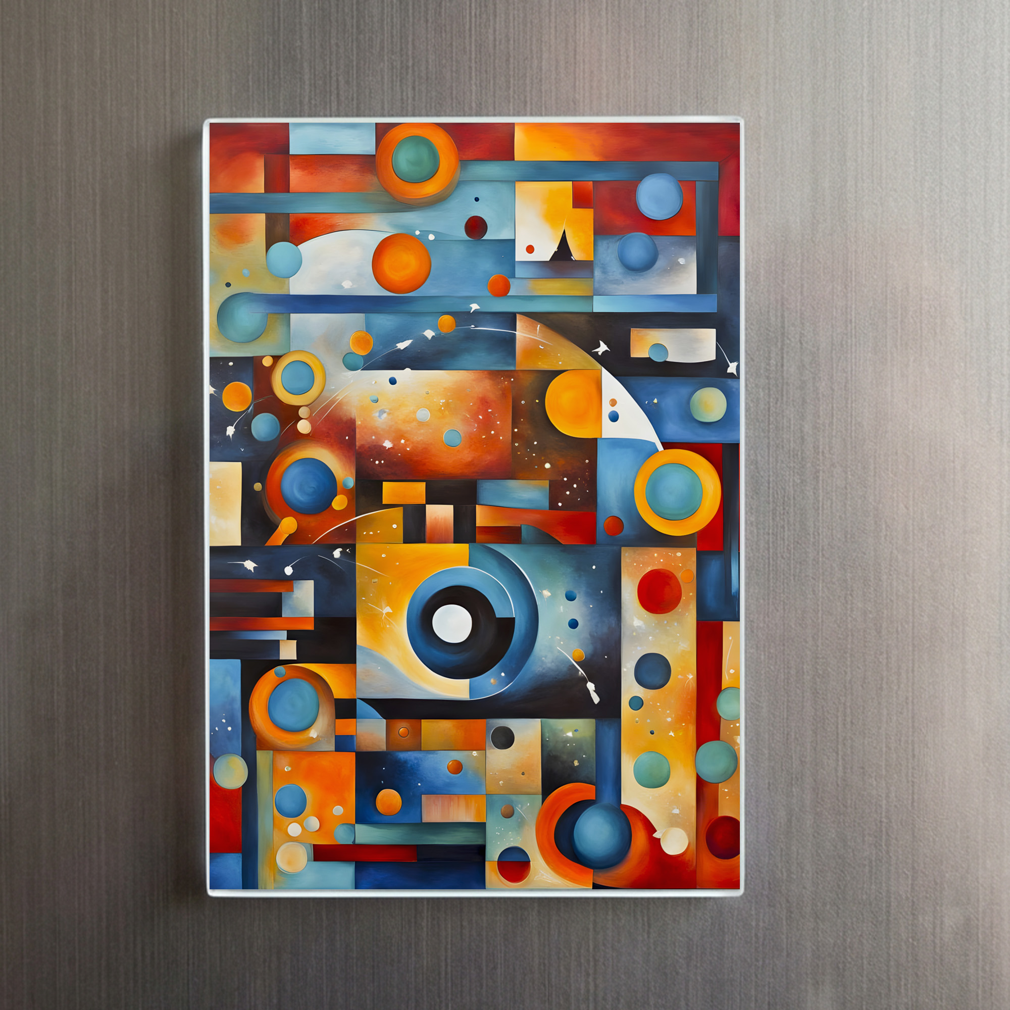 raxxa Glas-Magnet: Cosmic Orbit Abstract Composition – Bild 2