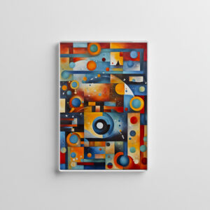 raxxa Glas-Magnet: Cosmic Orbit Abstract Composition