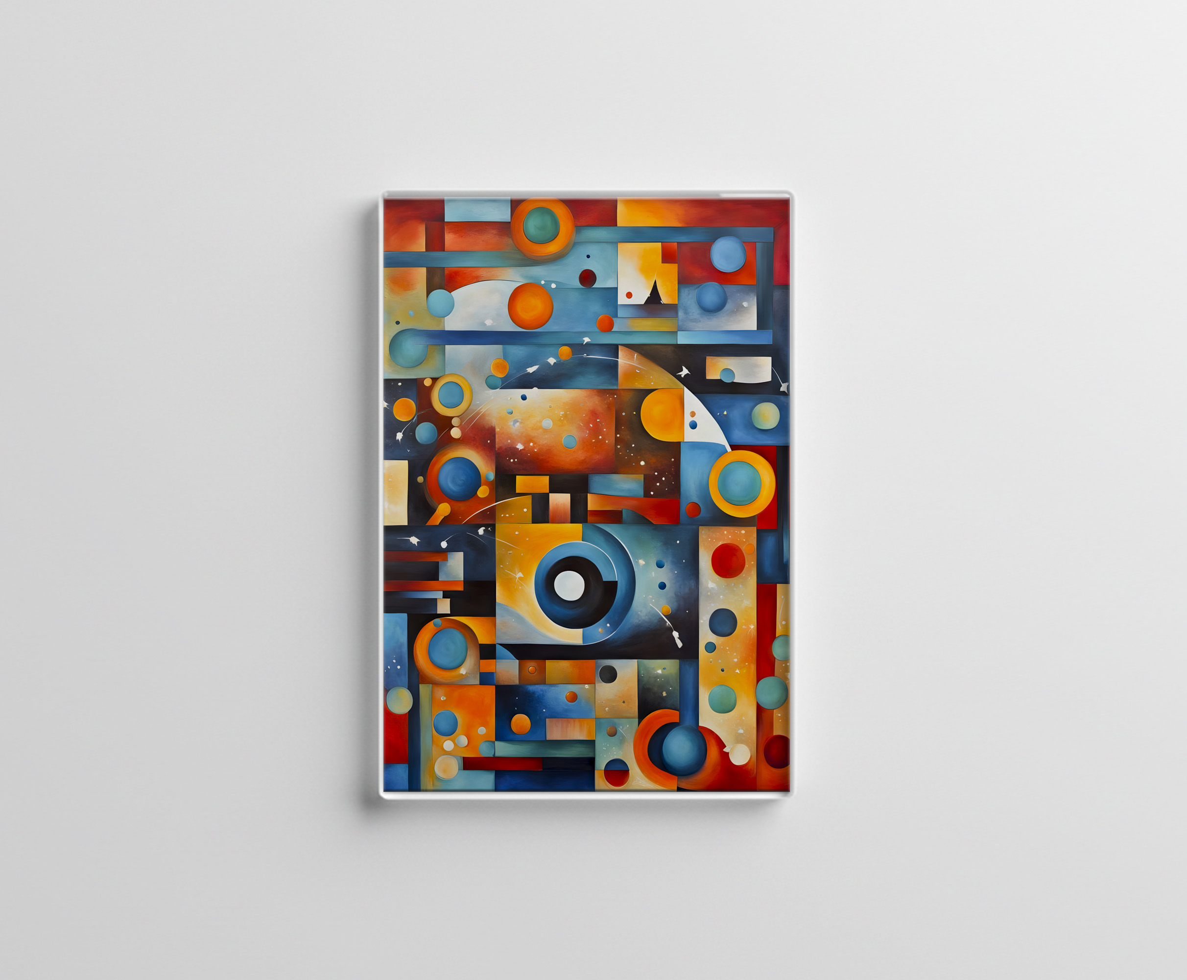 raxxa Glas-Magnet: Cosmic Orbit Abstract Composition