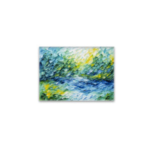 raxxa Glas-Magnet: Organic Flow Wave Abstraction