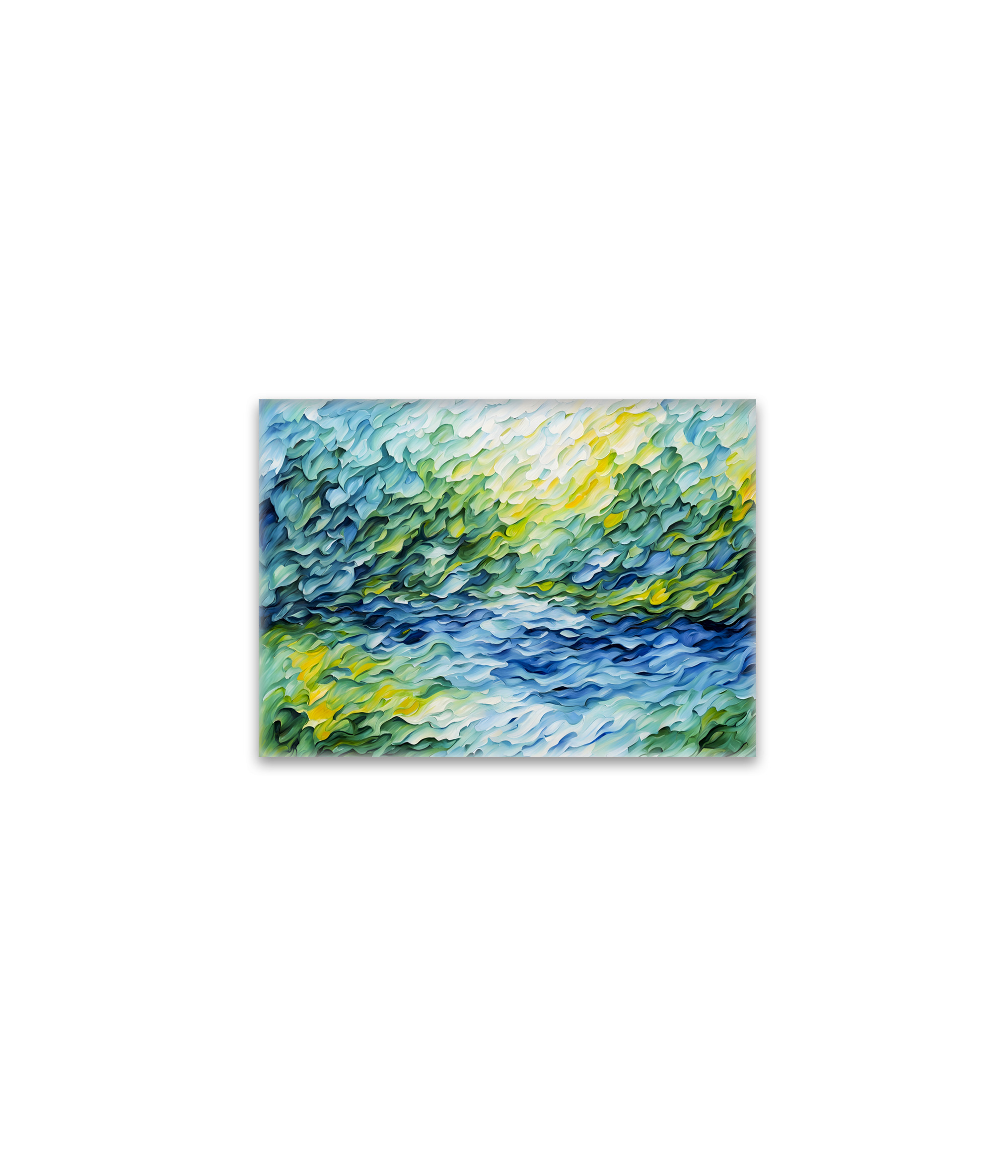 raxxa Glas-Magnet: Organic Flow Wave Abstraction