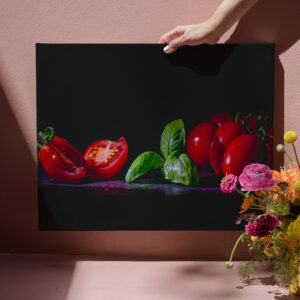 raxxa Canva: Tomate trifft basilikum