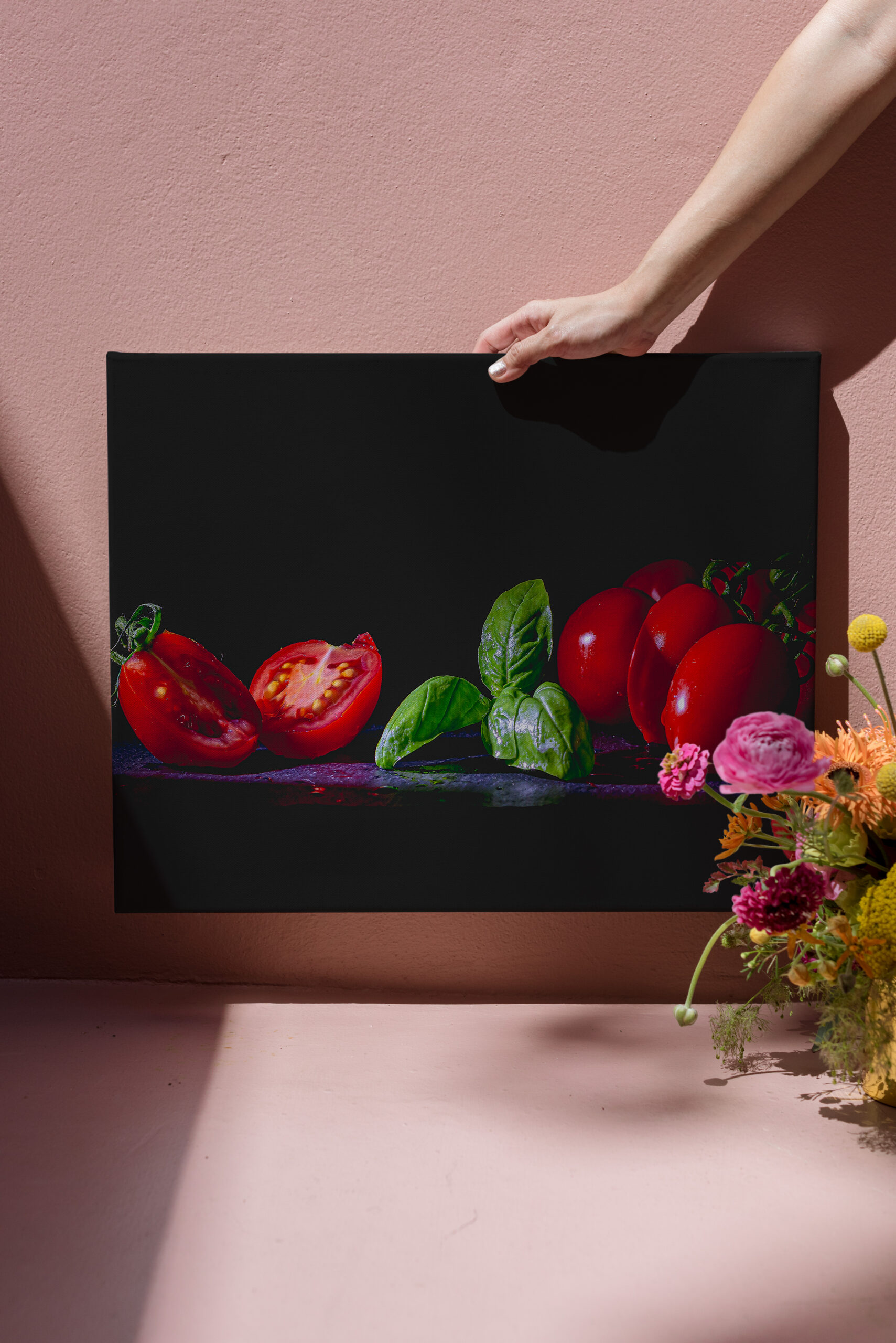 raxxa Canva: Tomate trifft basilikum