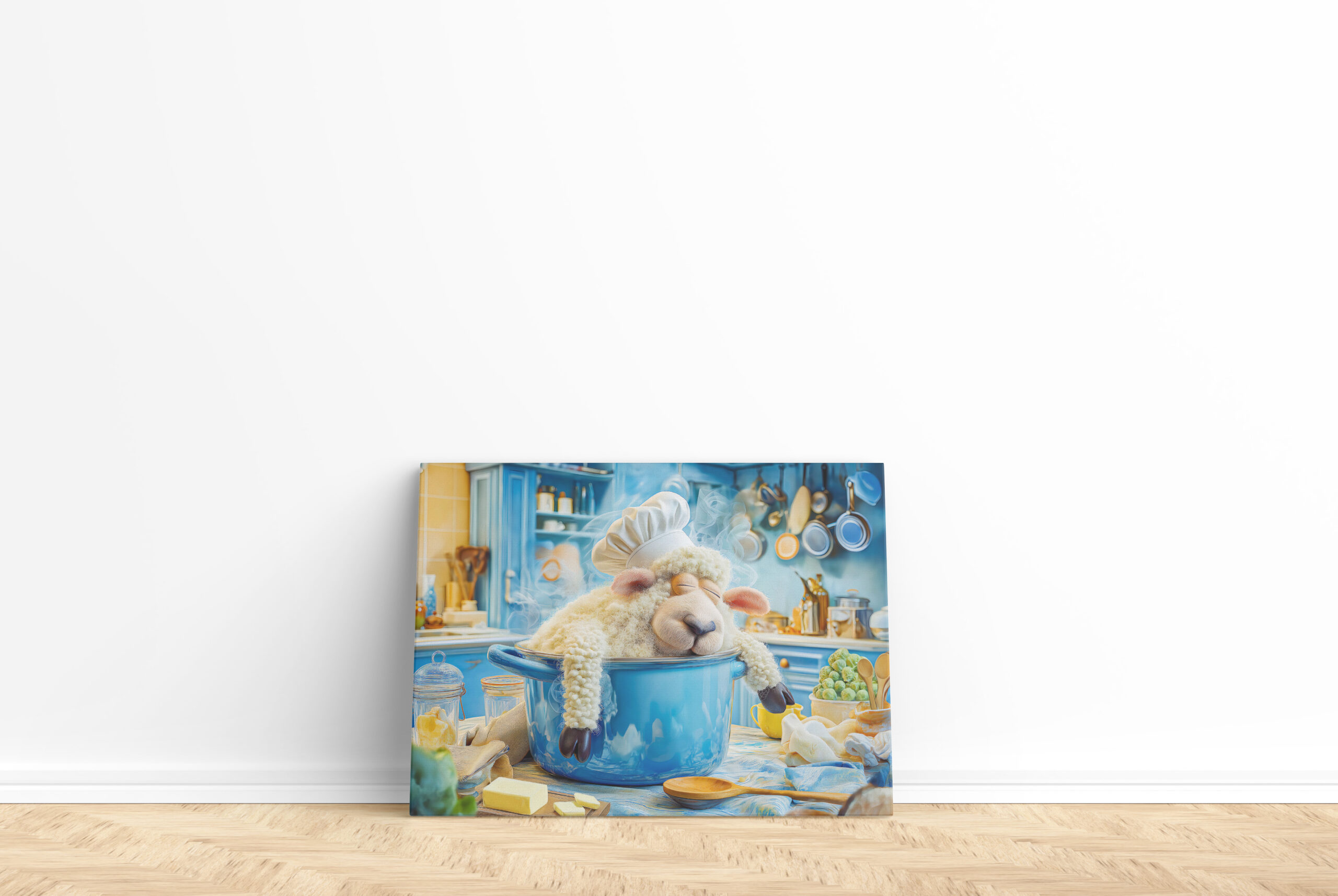 raxxa Canva: Chef sheep sleeping in cooking pot – Bild 2