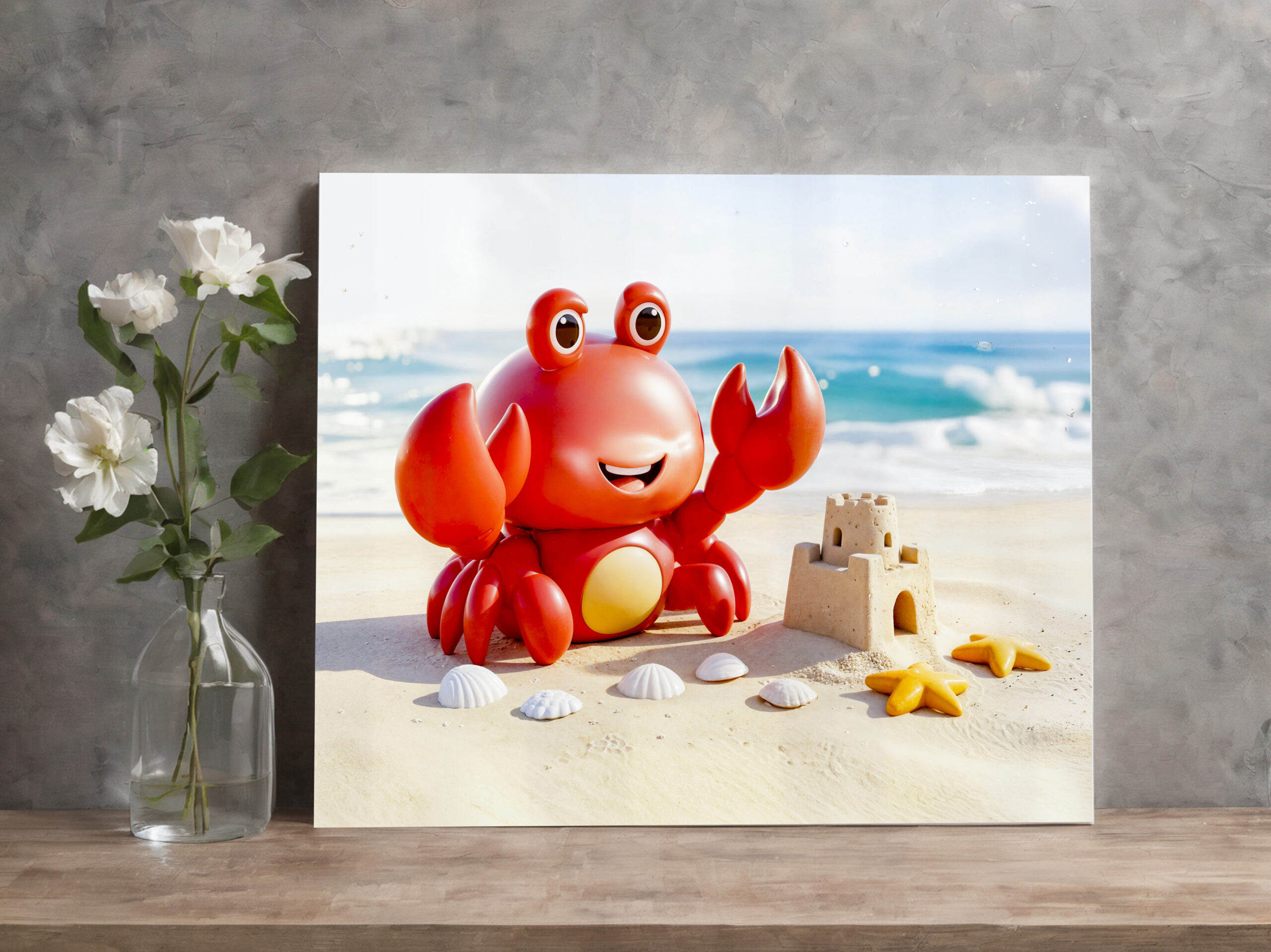 raxxa Canva: Cute 3D Cancer Zodiac Crab – Bild 2