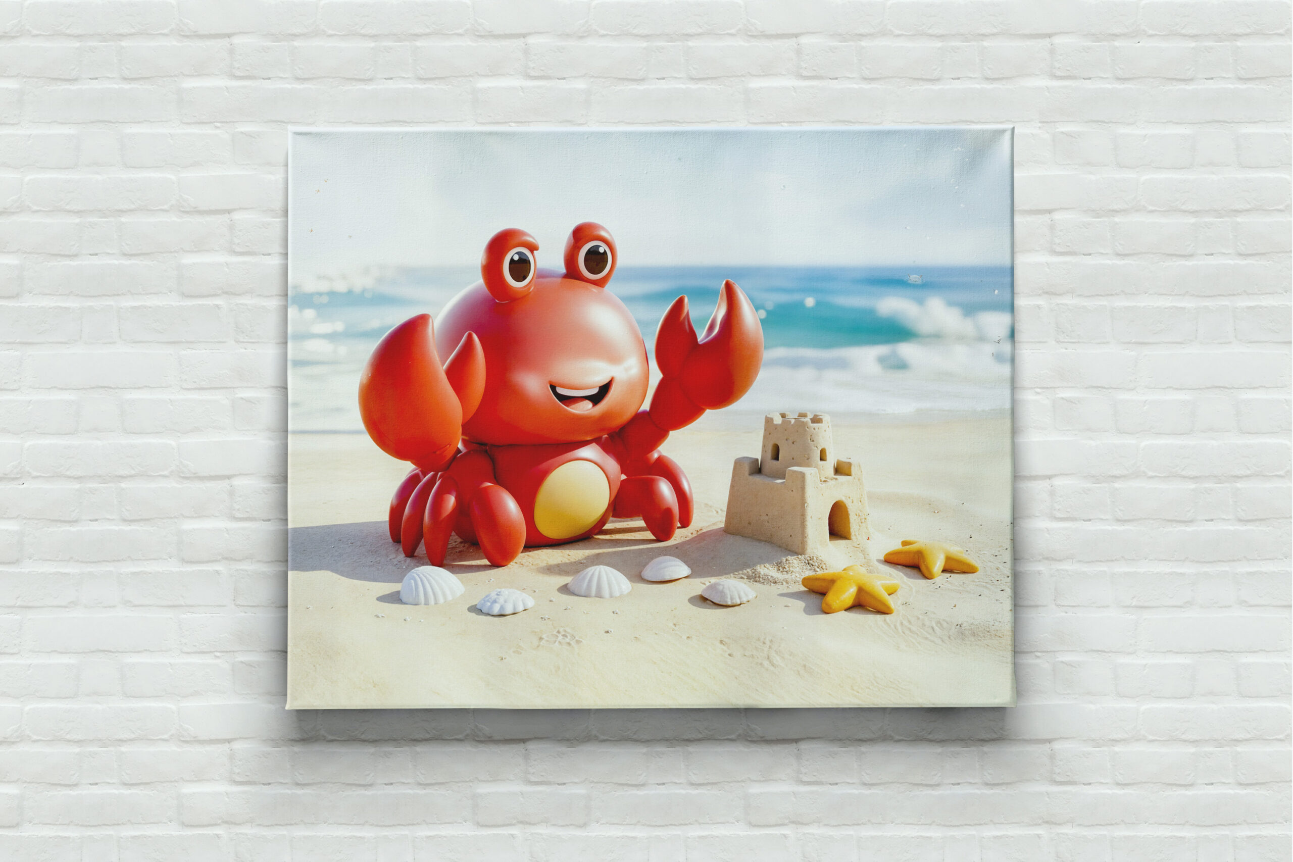 raxxa Canva: Cute 3D Cancer Zodiac Crab – Bild 3