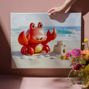 raxxa Canva: Cute 3D Cancer Zodiac Crab