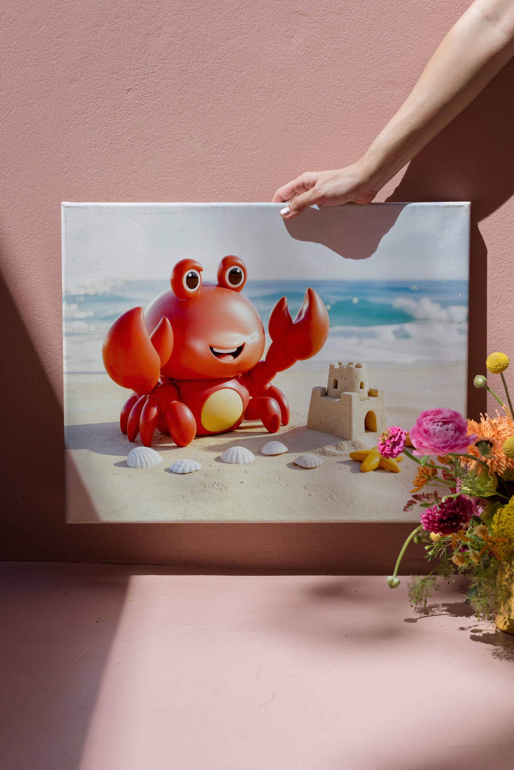 raxxa Canva: Cute 3D Cancer Zodiac Crab