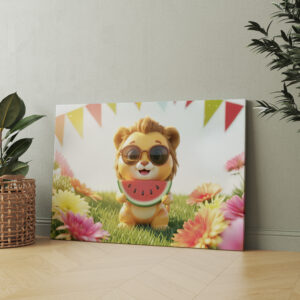 raxxa Canva: Cute 3D Leo Zodiac Lion