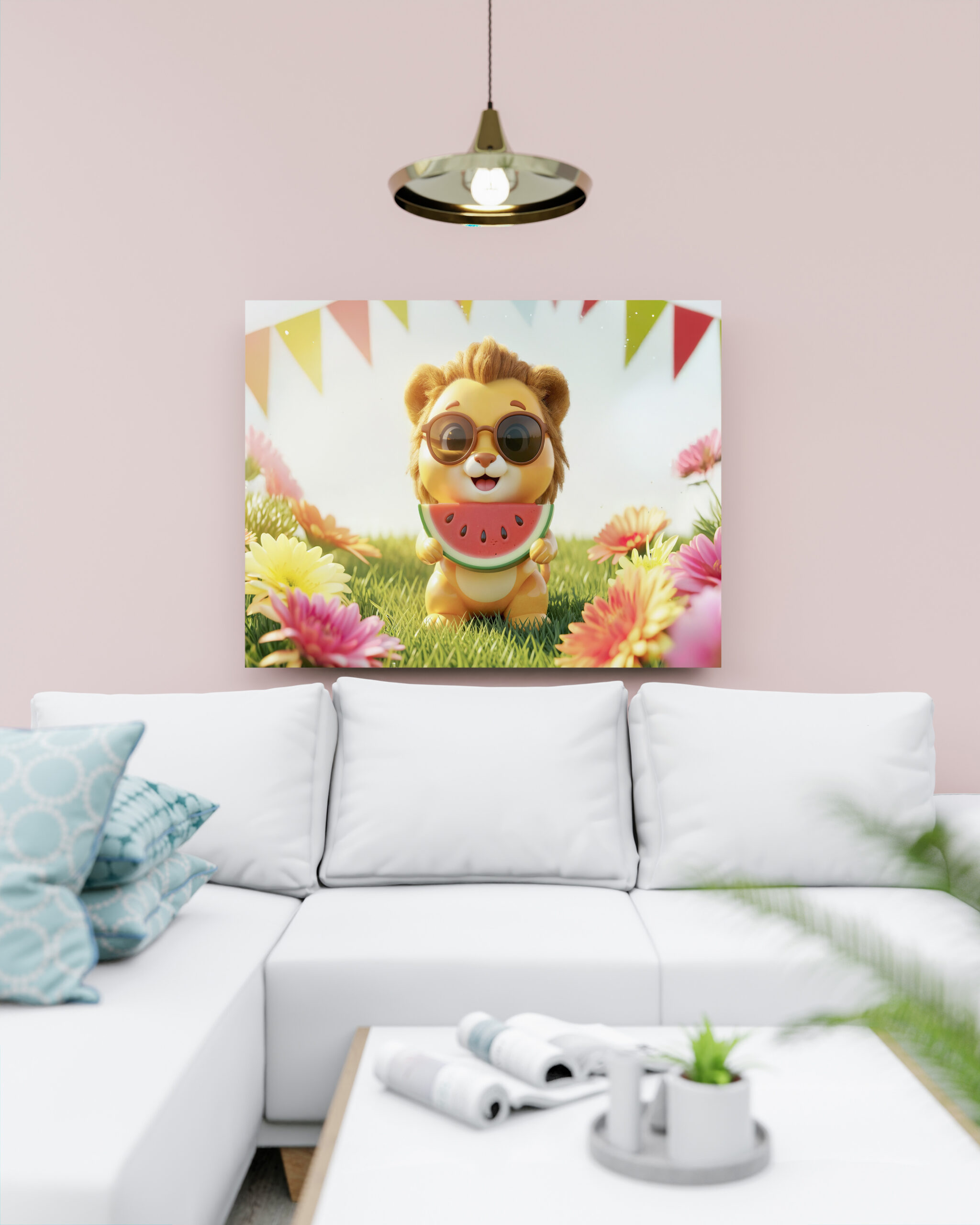 raxxa Canva: Cute 3D Leo Zodiac Lion – Bild 3