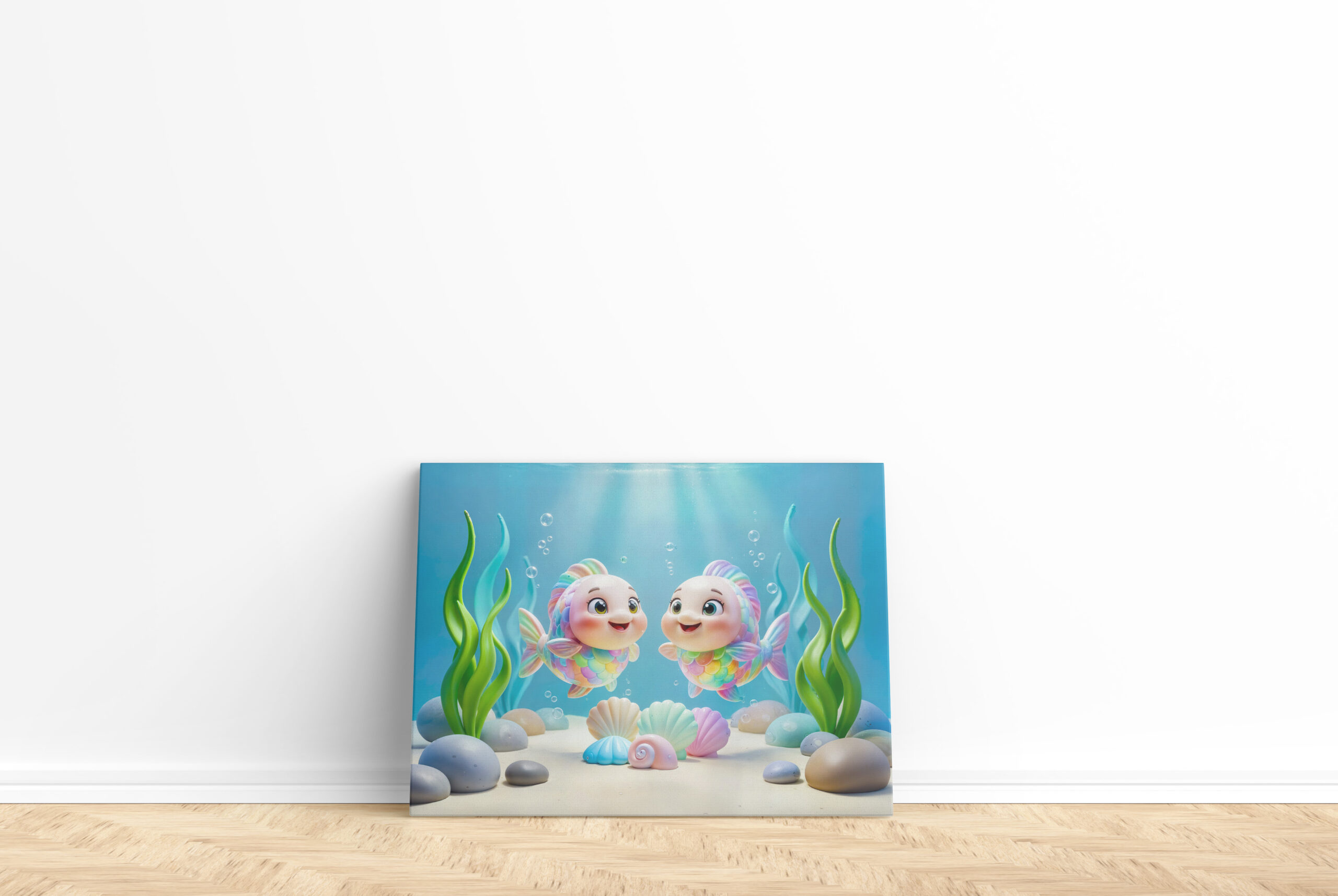raxxa Canva: Cute 3D Pisces Zodiac Fish – Bild 2