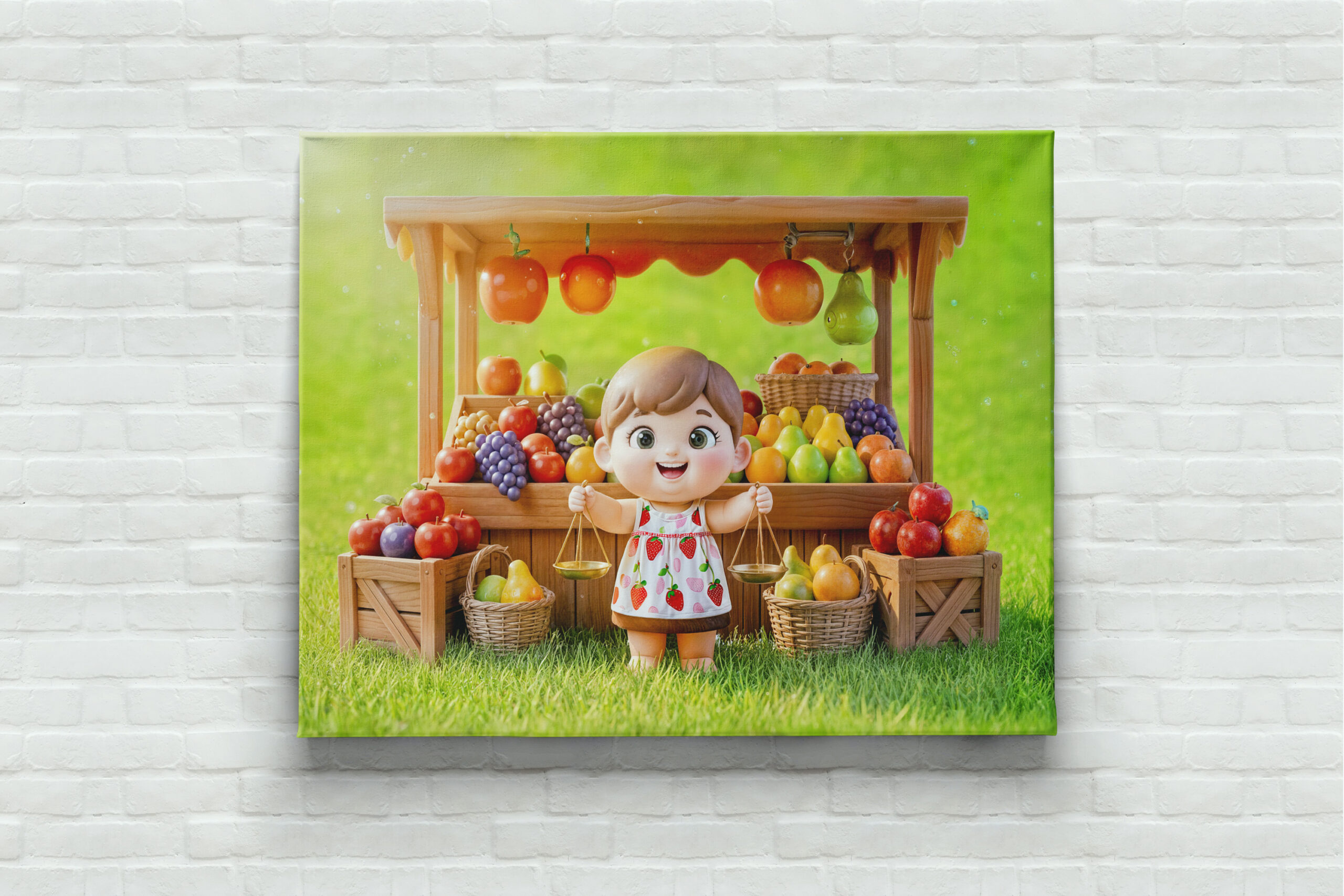 raxxa Canva: Cute 3D Libra Zodiac Girl – Bild 3