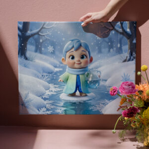 raxxa Canva: Cute 3D Aquarius Zodiac Character
