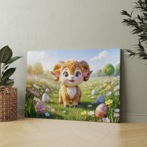 raxxa Canva: Cute 3D Aries Zodiac Ram