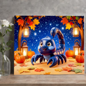 raxxa Canva: Cute 3D Zodiac Scorpion Character