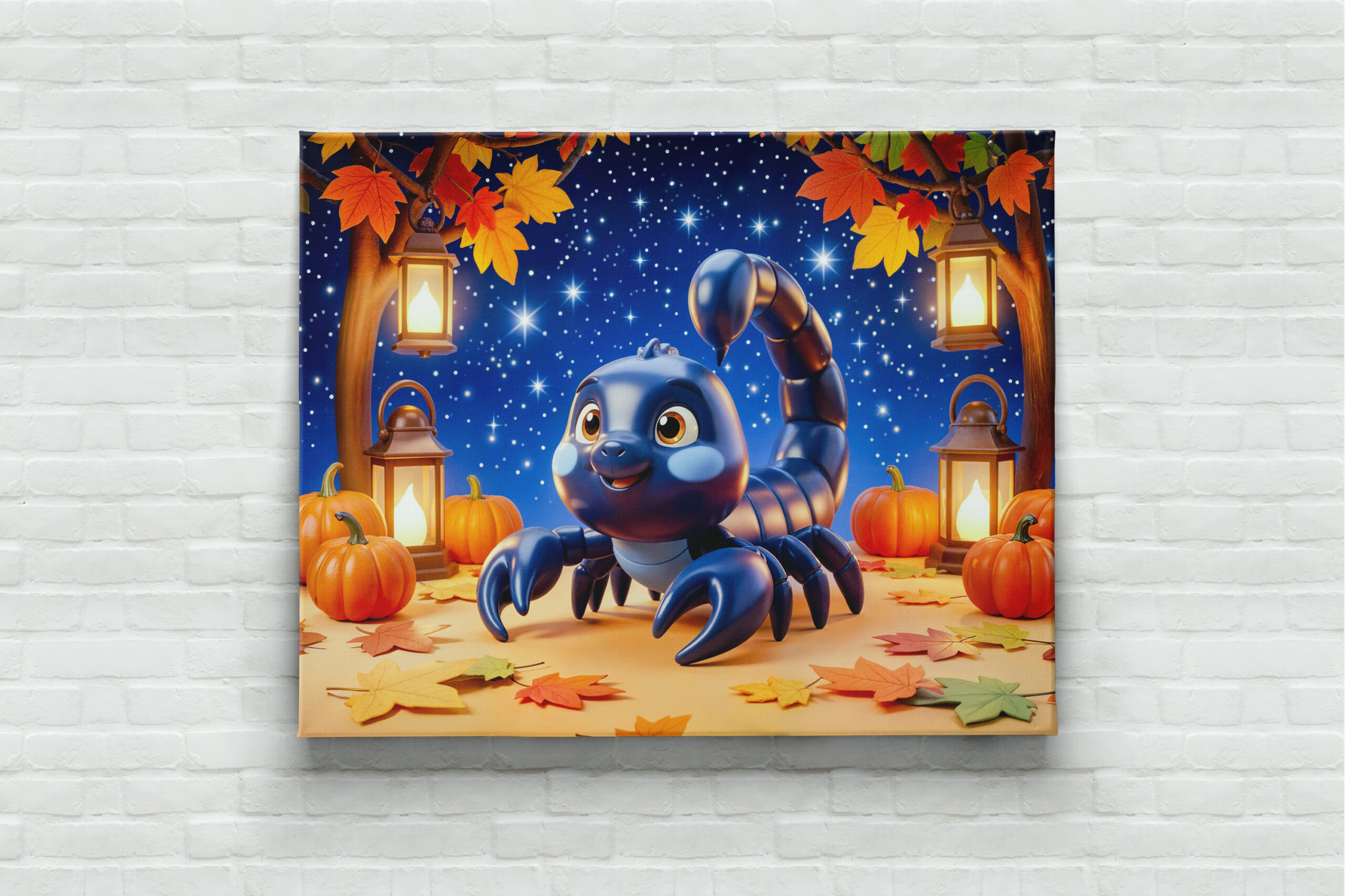 raxxa Canva: Cute 3D Zodiac Scorpion Character – Bild 2