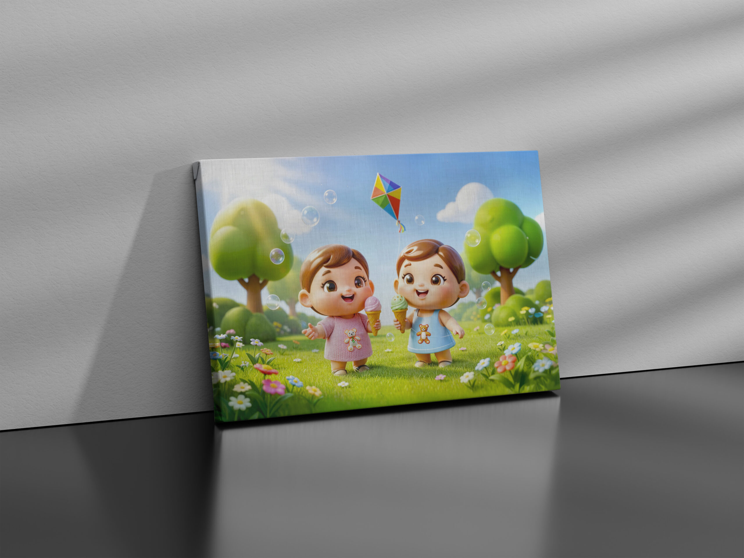 raxxa Canva: Cute 3D Gemini Zodiac Twins – Bild 3