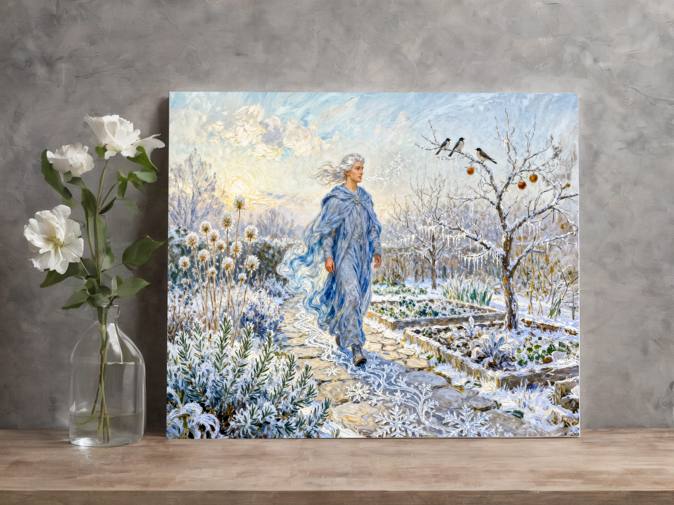 raxxa Canva: Greek God Boreas Winter Garden – Bild 2