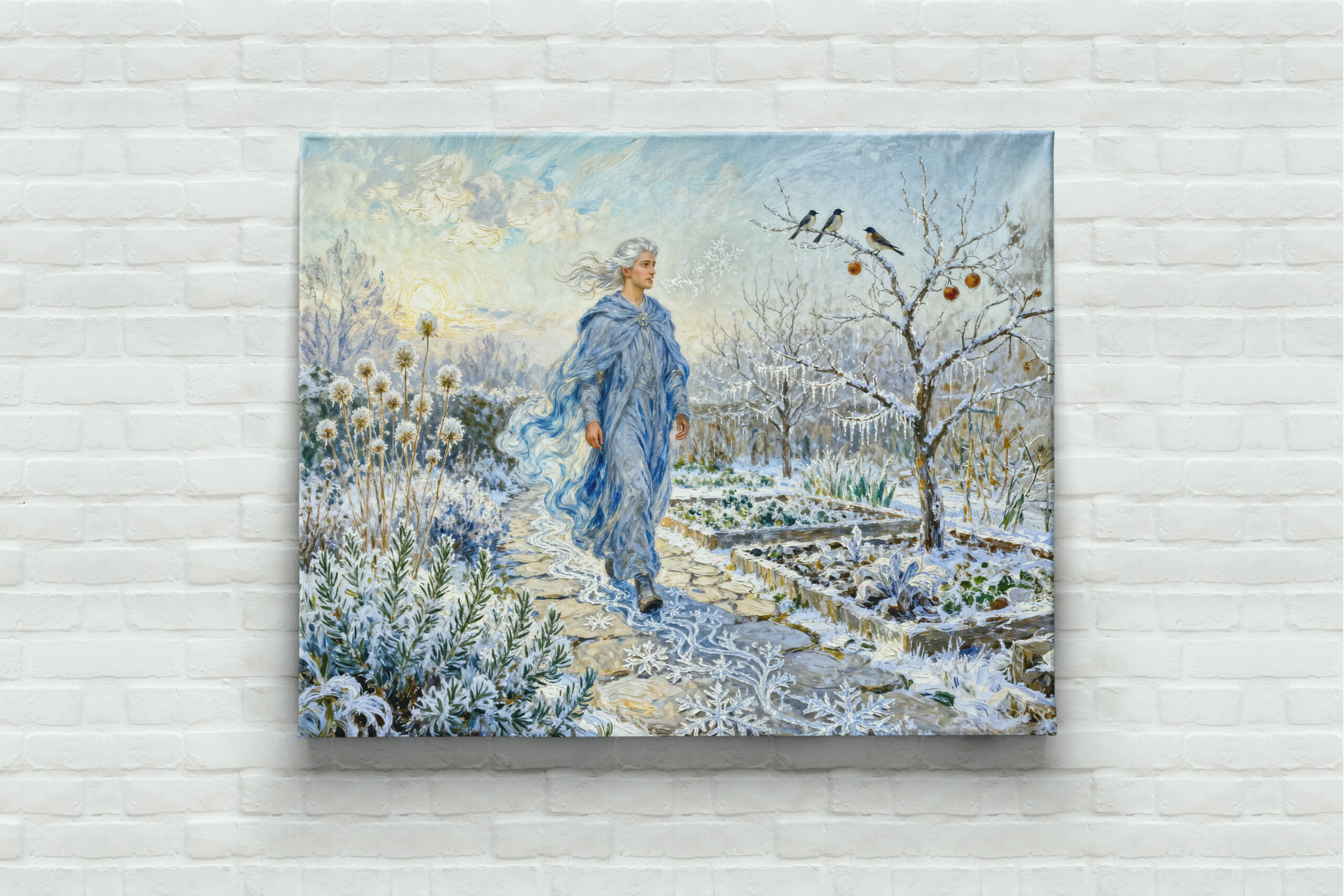 raxxa Canva: Greek God Boreas Winter Garden – Bild 3