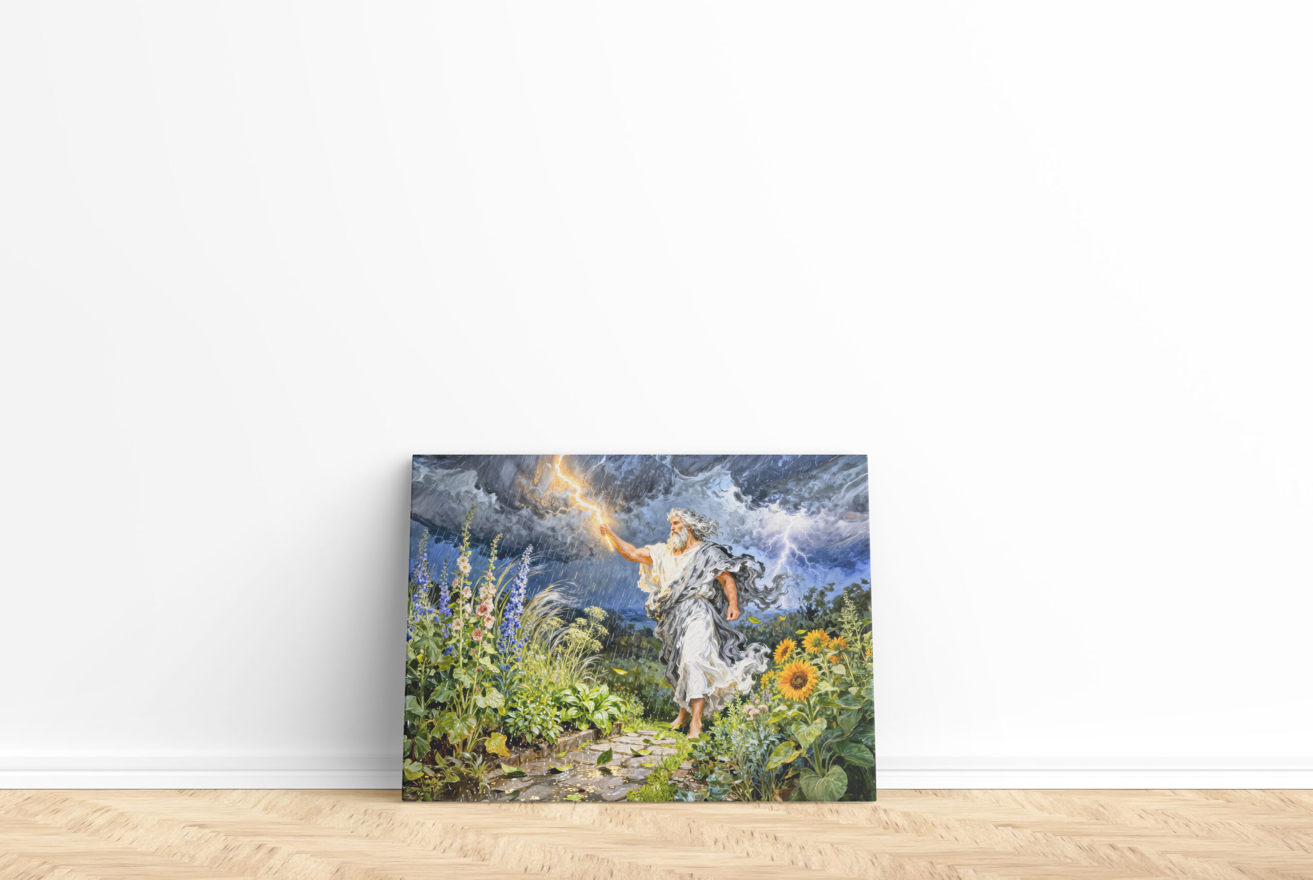 raxxa Canva: Greek God Zeus Summer Storm - Imagen 2
