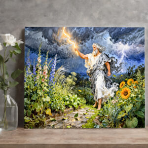 raxxa Canva: Greek God Zeus Summer Storm