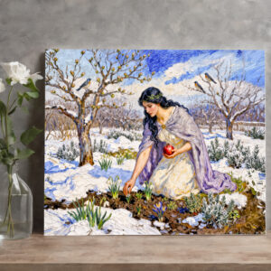 raxxa Canva: Greek Goddess Persephone Early Spring