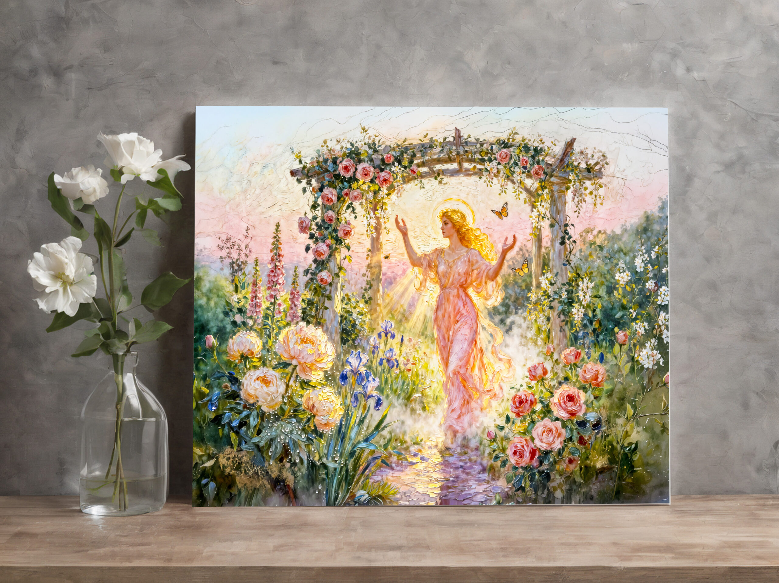 raxxa Canva: Greek Goddess Eos Rose Sunrise – Bild 2
