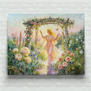 raxxa Canva: Greek Goddess Eos Rose Sunrise