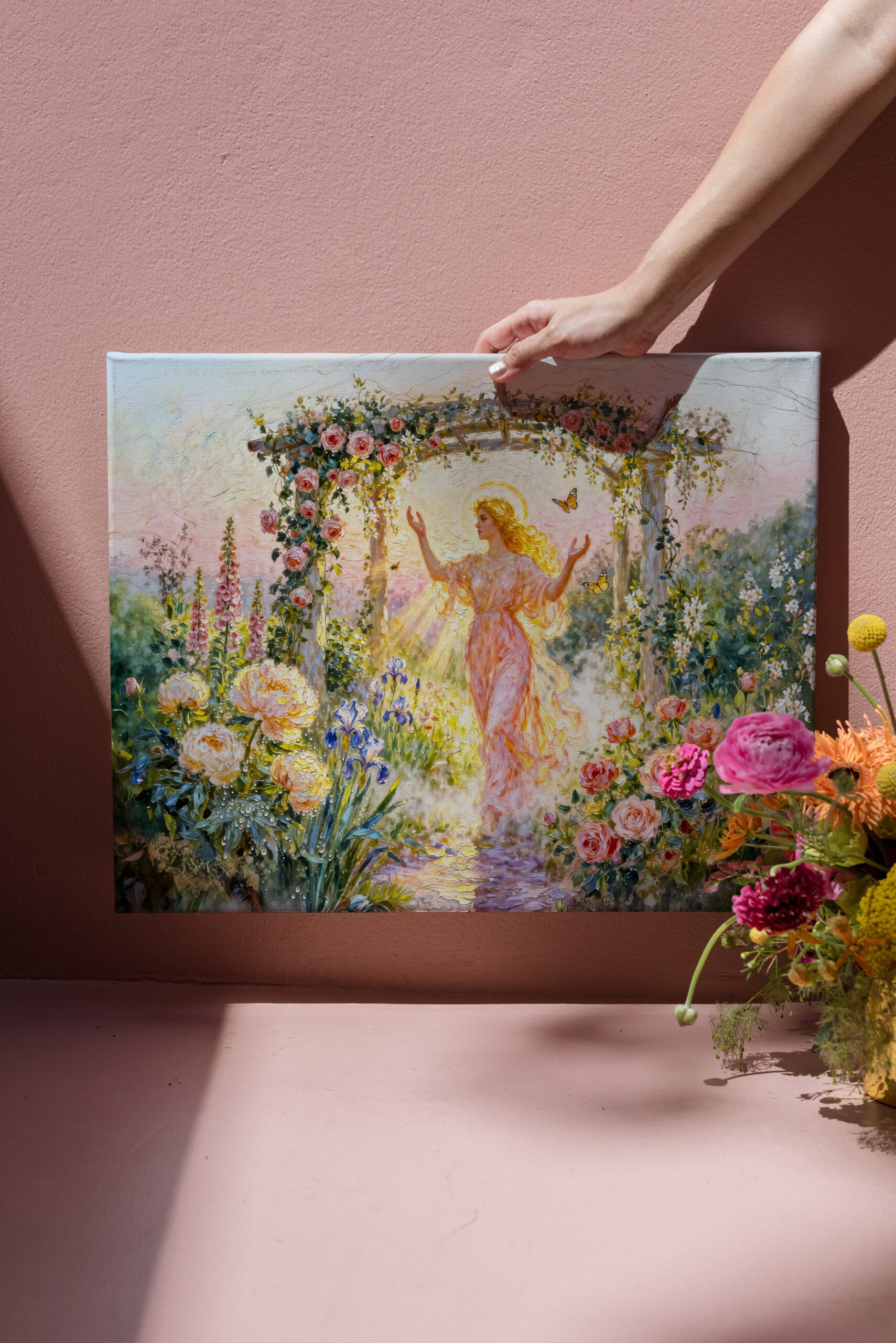 raxxa Canva: Greek Goddess Eos Rose Sunrise – Bild 3