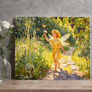 raxxa Canva: Greek God Eros in Garden