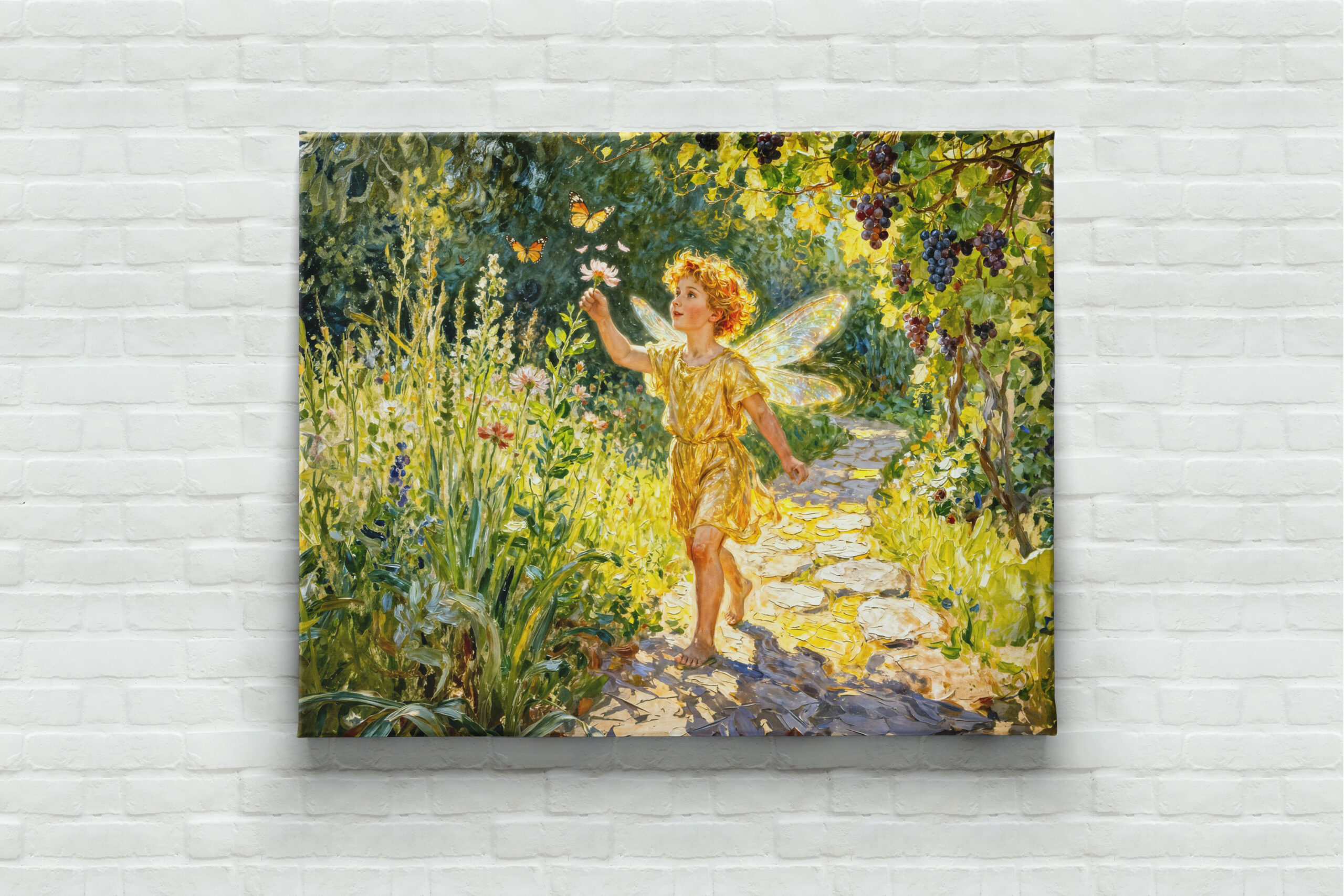 raxxa Canva: Greek God Eros in Garden – Bild 3