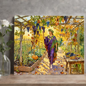 raxxa Canva: Greek God Dionysus Vineyard Walk