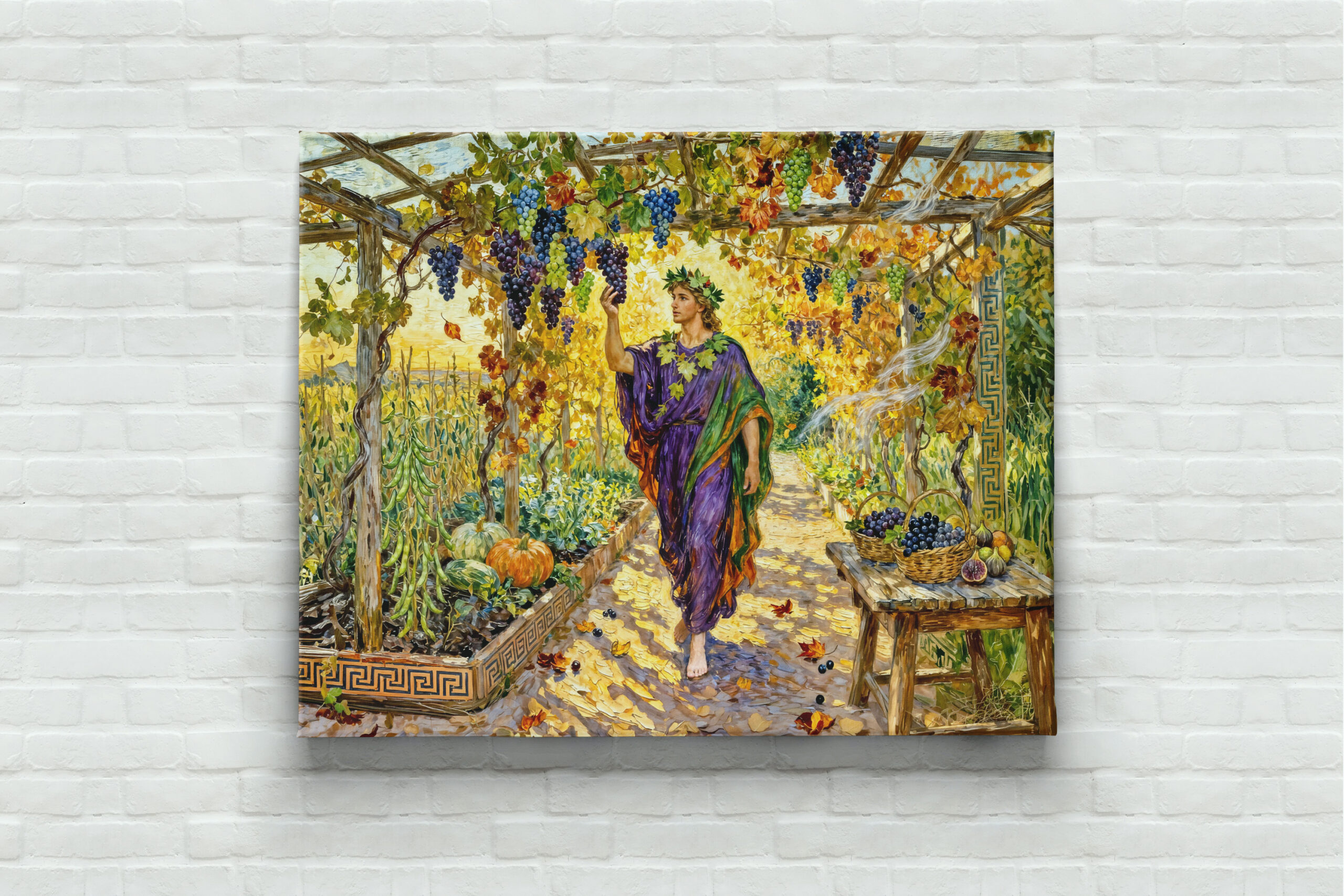 raxxa Canva: Greek God Dionysus Vineyard Walk – Bild 3