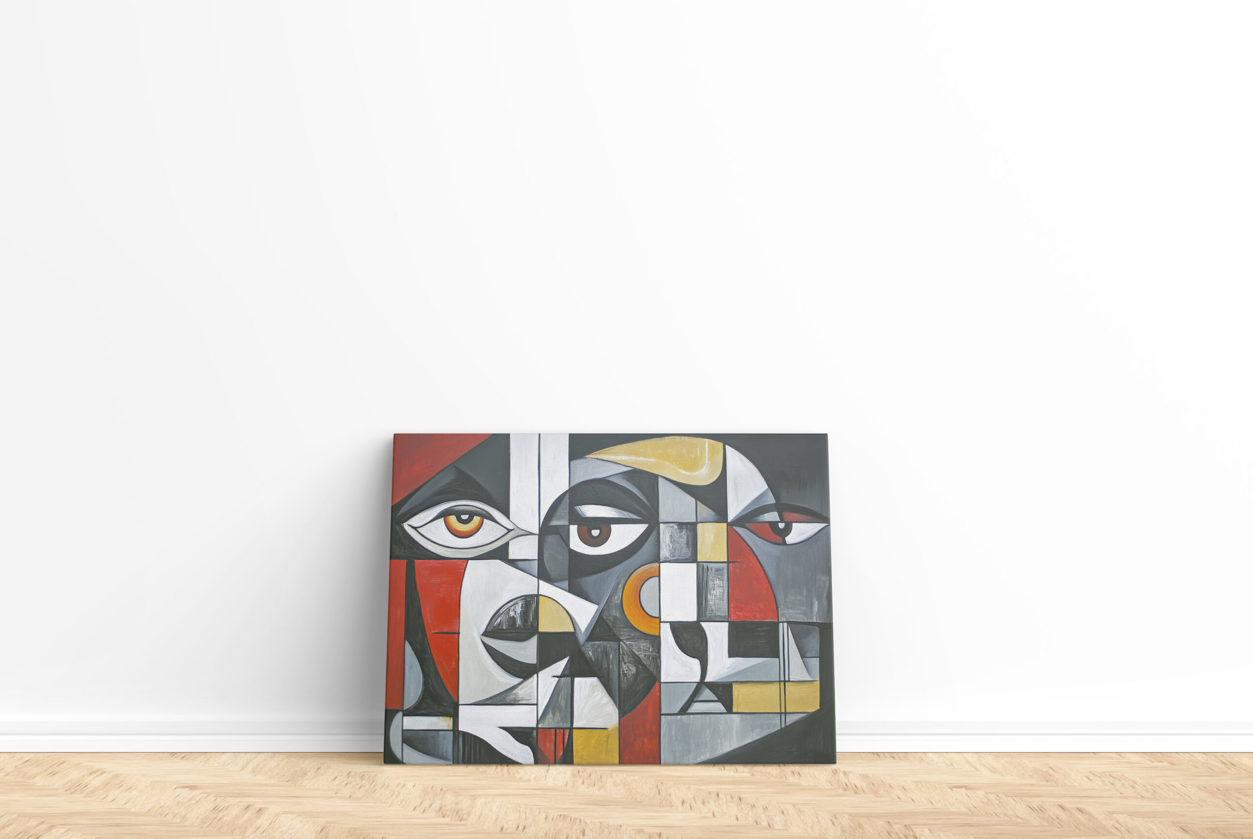 raxxa Canva: Cubist Modern Face Geometry – Bild 2