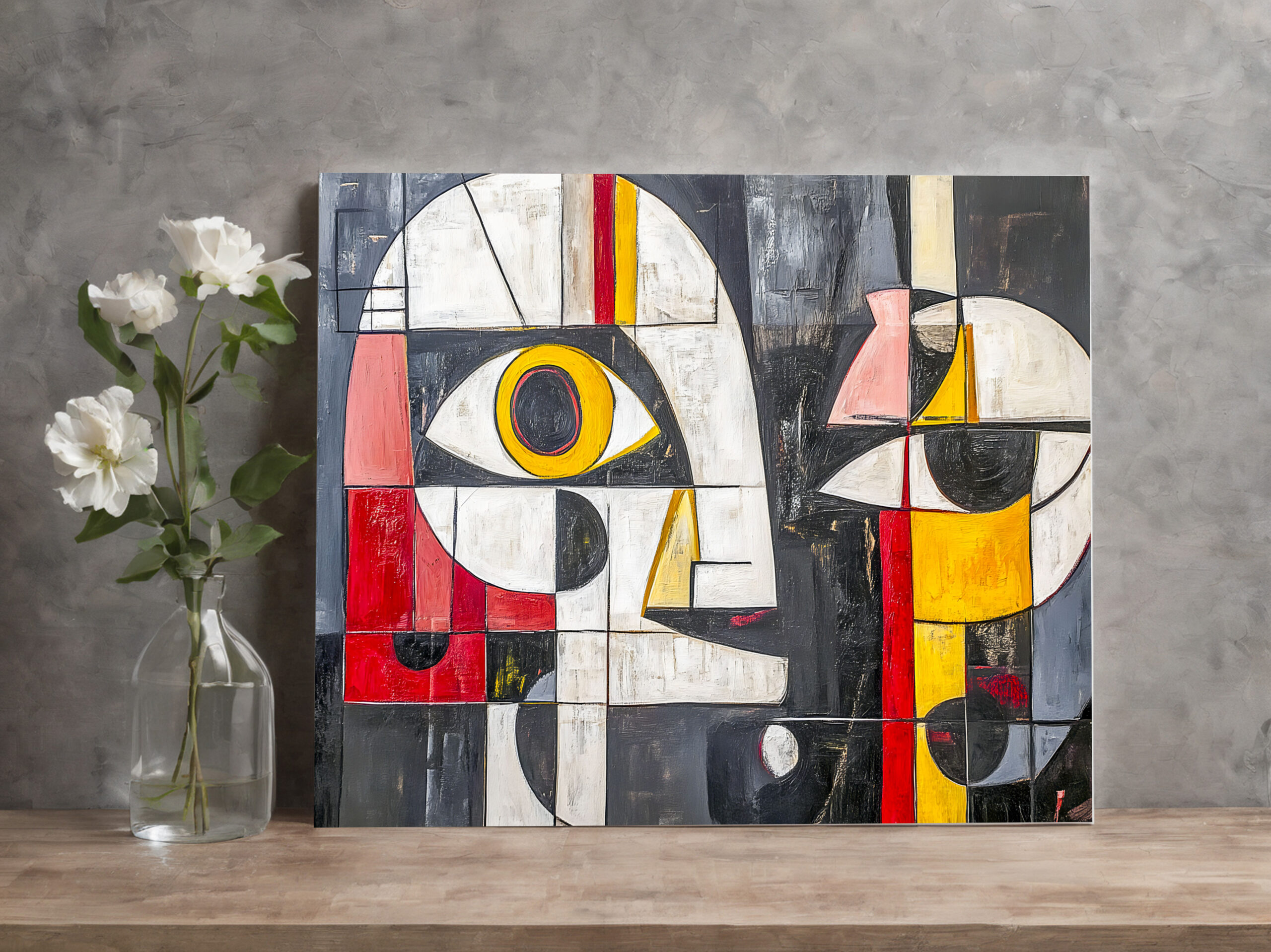 raxxa Canva: Abstract Fragmented Face Design – Bild 3