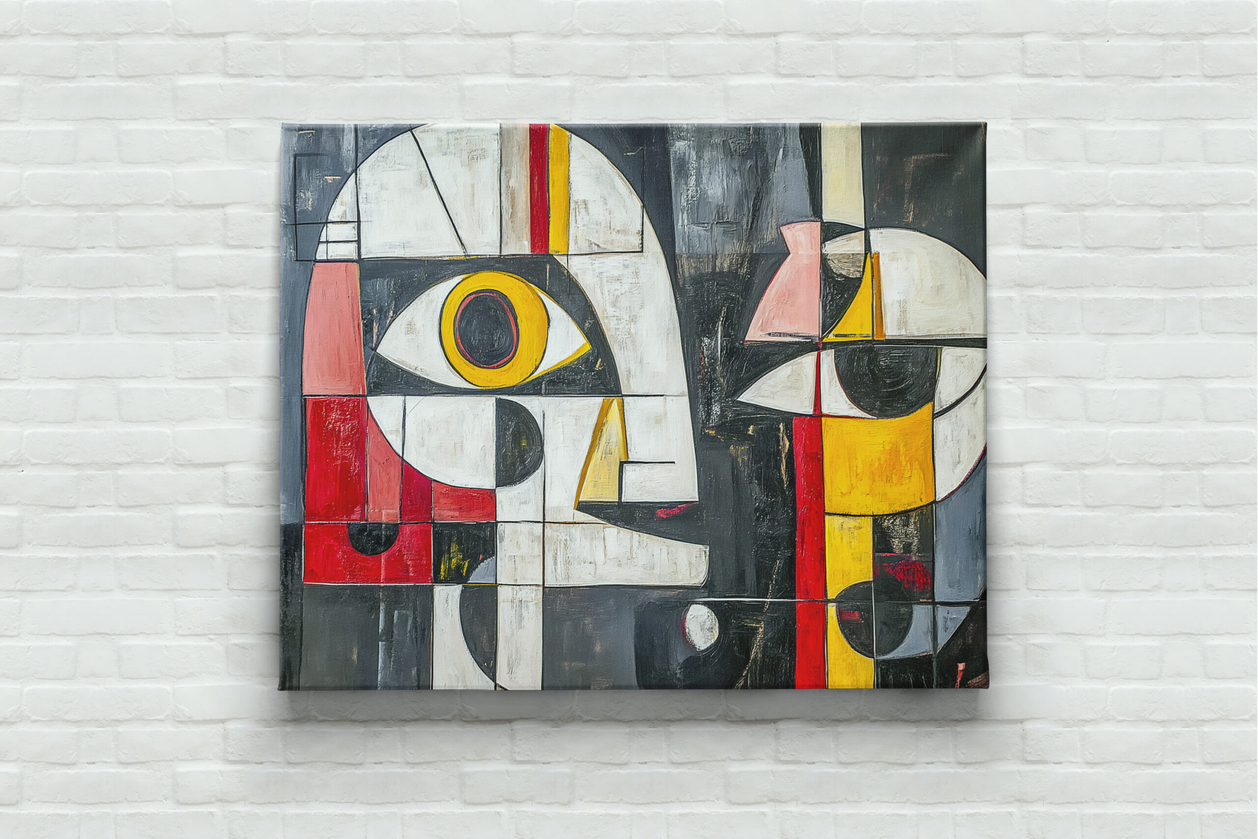 raxxa Canva: Abstract Fragmented Face Design