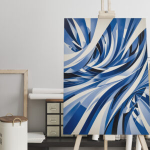 raxxa Canva: Oceanic Wave Flow Abstraction