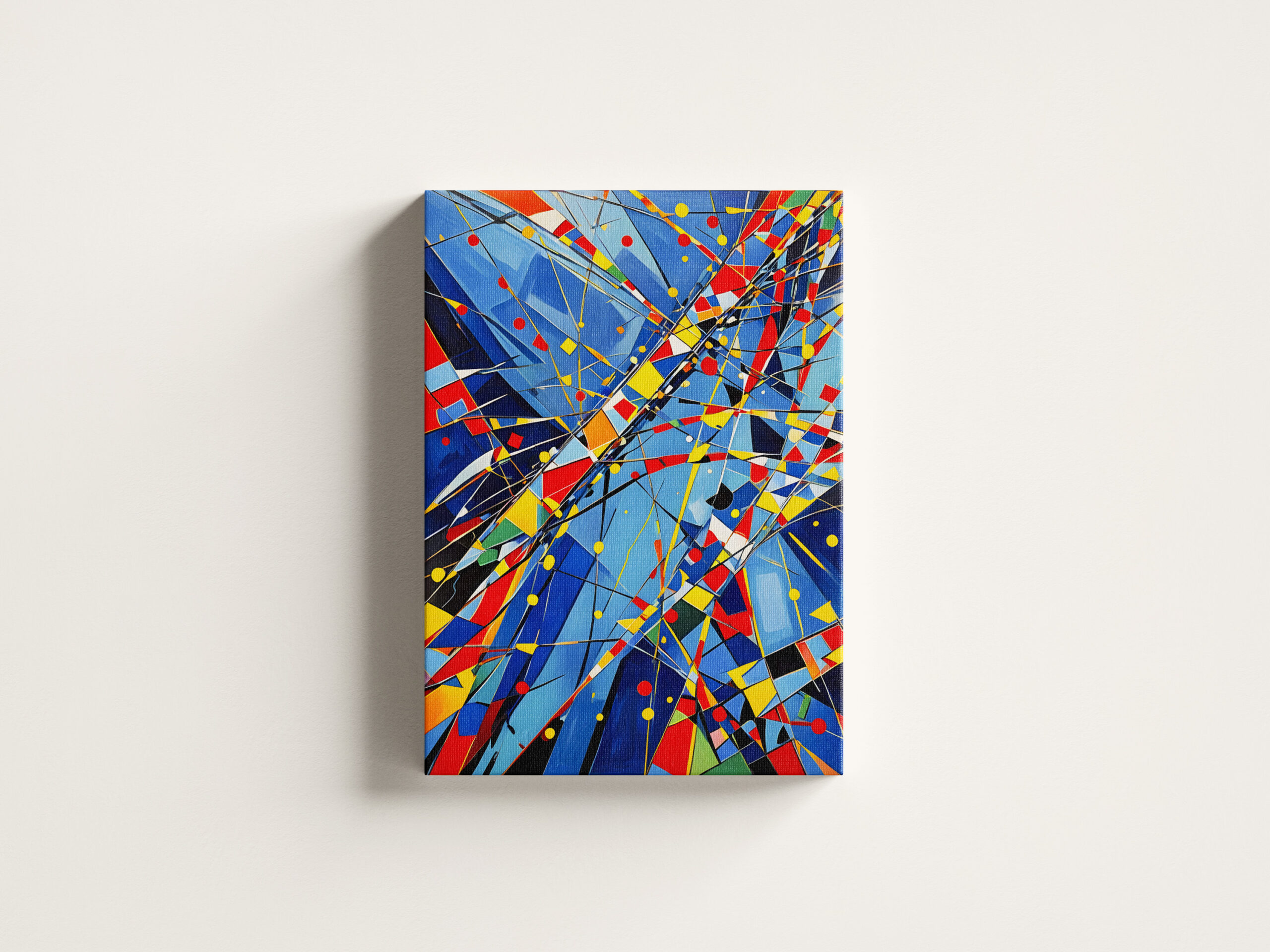 raxxa Canva: Geometric Color Orbit Abstraction – Bild 3