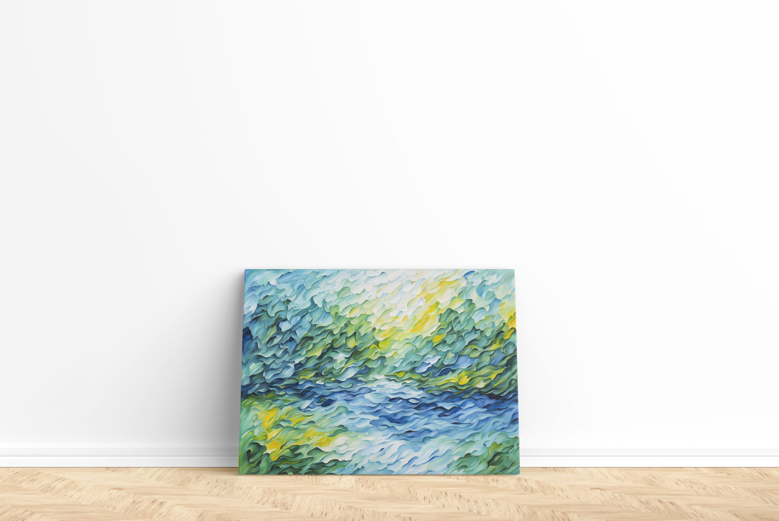 raxxa Canva: Organic Flow Wave Abstraction - immagine 2