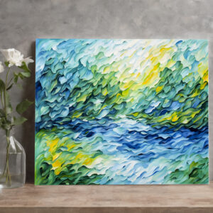 raxxa Canva: Organic Flow Wave Abstraction