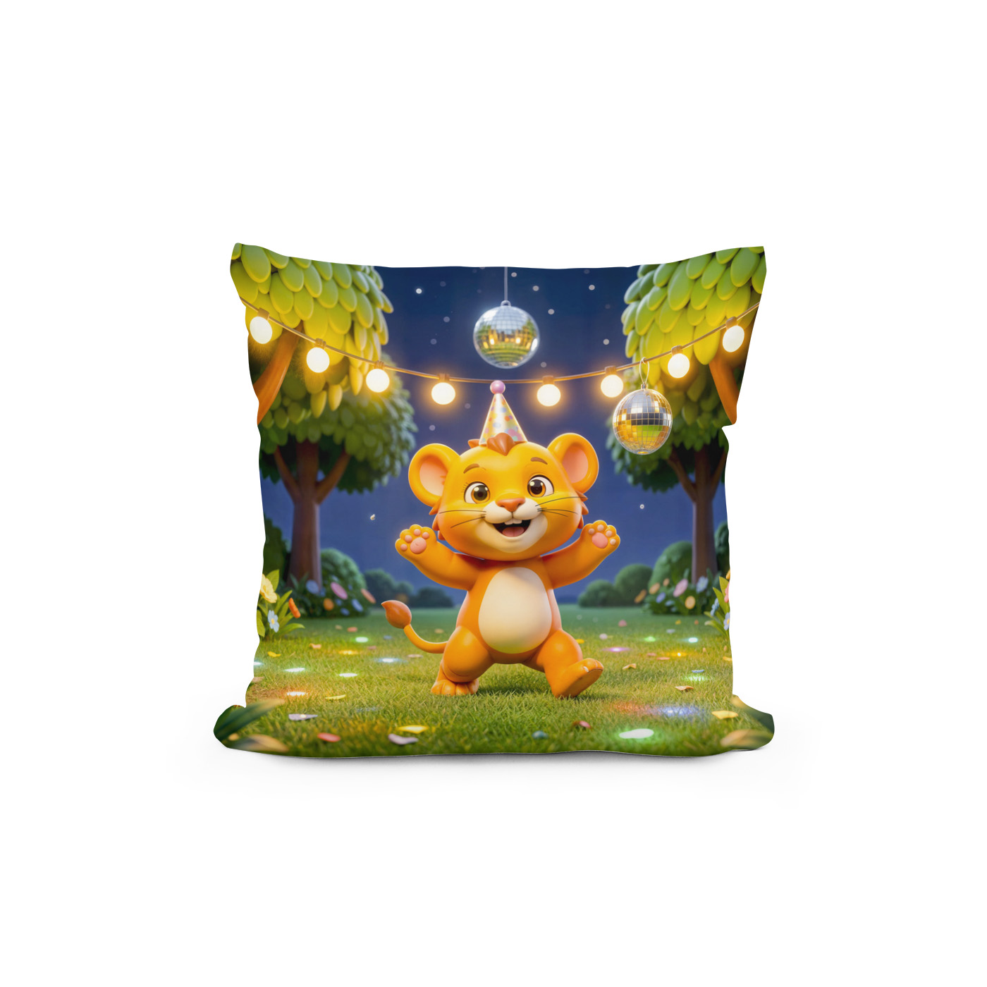 Kissen: Cute 3D Leo Character Illustration – Bild 2