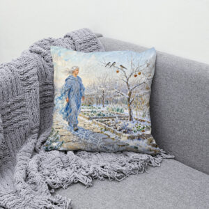Kissen: Greek God Boreas Winter Garden