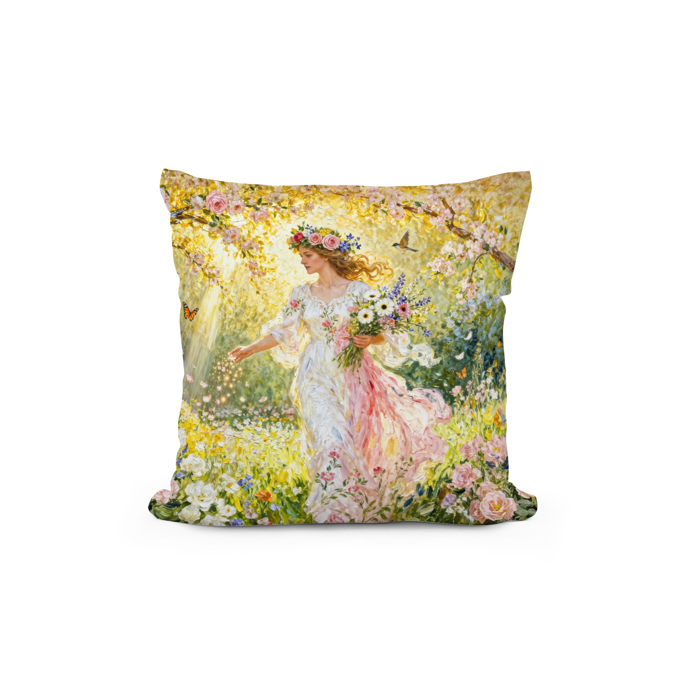 Kissen: Greek Goddess Flores in Garden – Bild 2