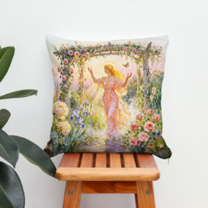Kissen: Greek Goddess Eos Rose Sunrise