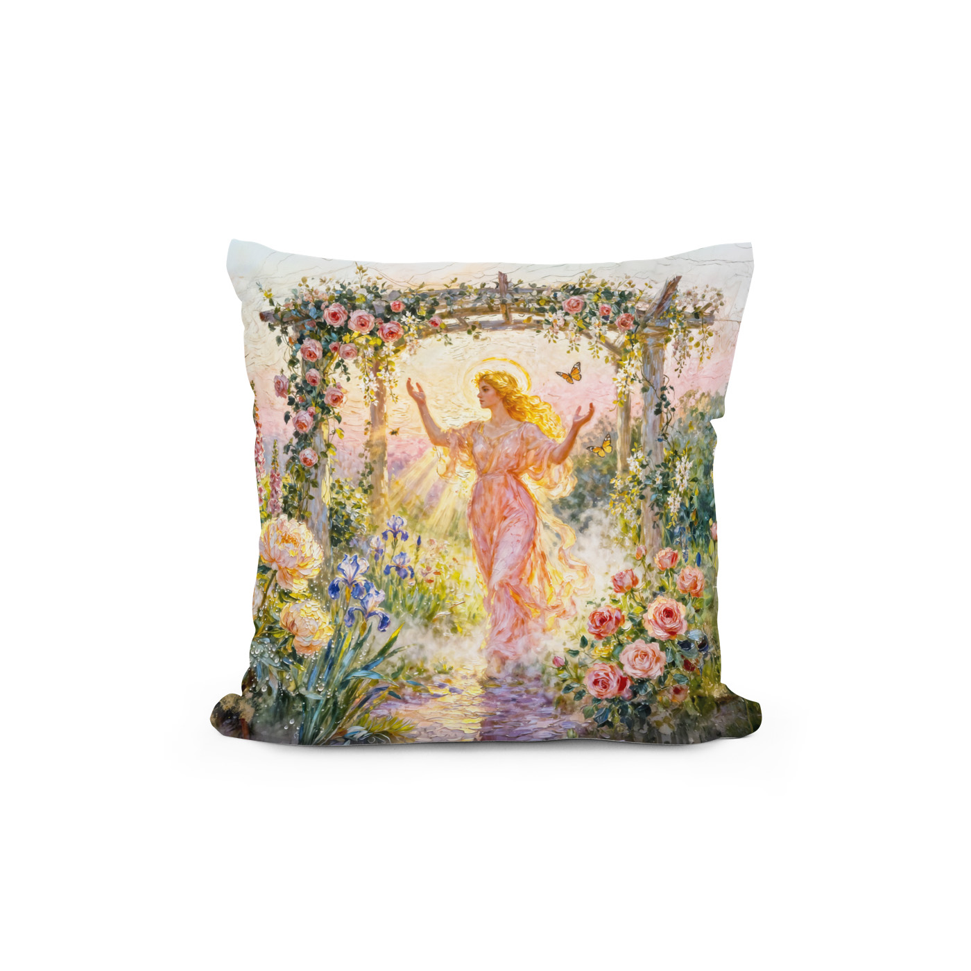 Kissen: Greek Goddess Eos Rose Sunrise - Image 2