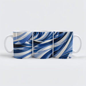 raxxa Premium-Tasse: Oceanic Wave Flow Abstraction