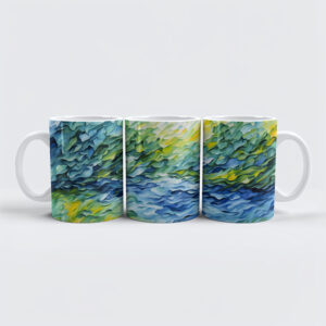 raxxa Premium-Tasse: Organic Flow Wave Abstraction